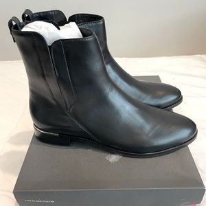 Vince Camuto Black Leather boots 7 M. NEW IN BOX!